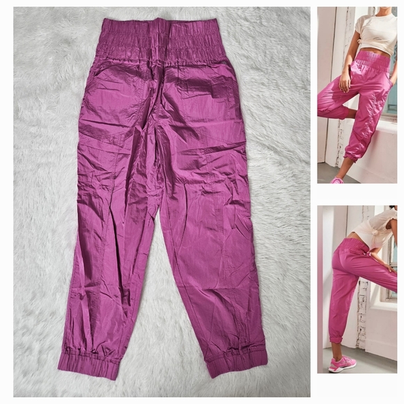 Free People Pants - Free People Movement The Way Home Jogger Magenta